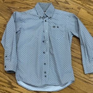 Boys medium wrangler button down.